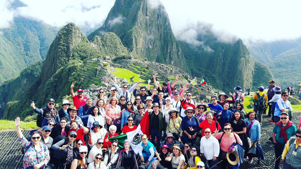 Grupo Ventura en Machu Picchu